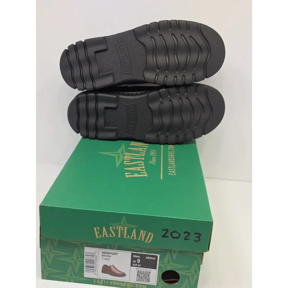 Eastland Dark Brown Newport Men’s Shoes US SIZE 9D 7180D NIB